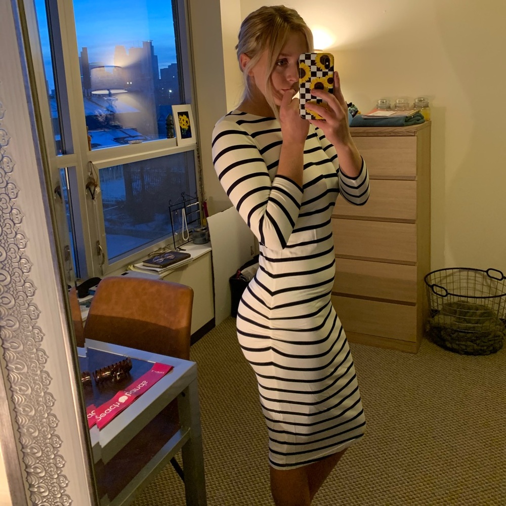 Maxi long sleeve dress